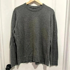Smartwool Men's L Crewneck Sweater Gray Merino‎ Wool Nylon Acrylic
